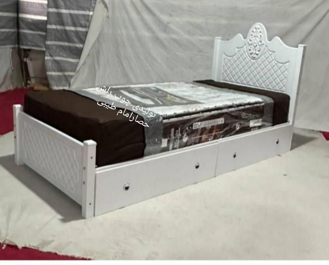 تخت خواب +دو کشو +تشک رویال|تخت و سرویس خواب|همدان, |دیوار