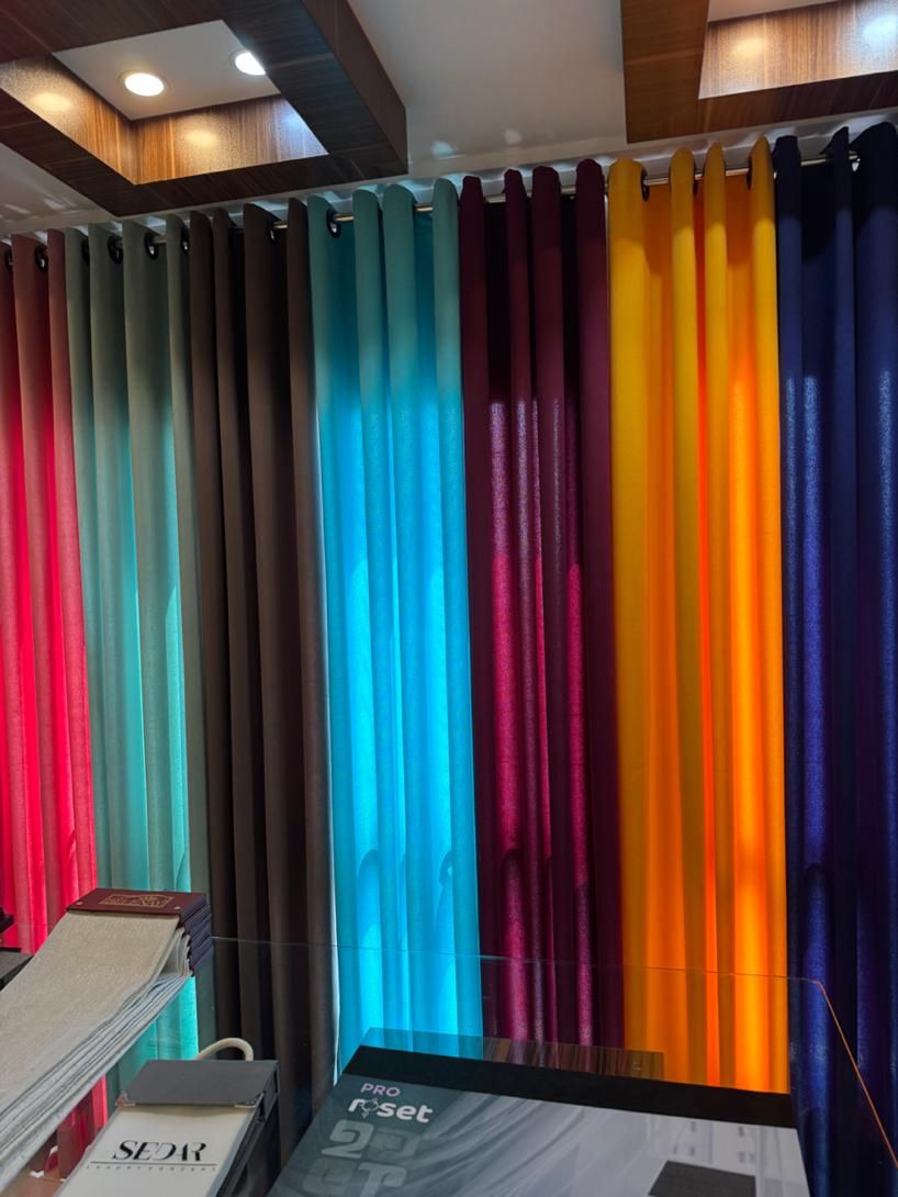 پرده اقتصادی ( کتان ساده)|پرده، رانر، رومیزی|تهران, بازار|دیوار