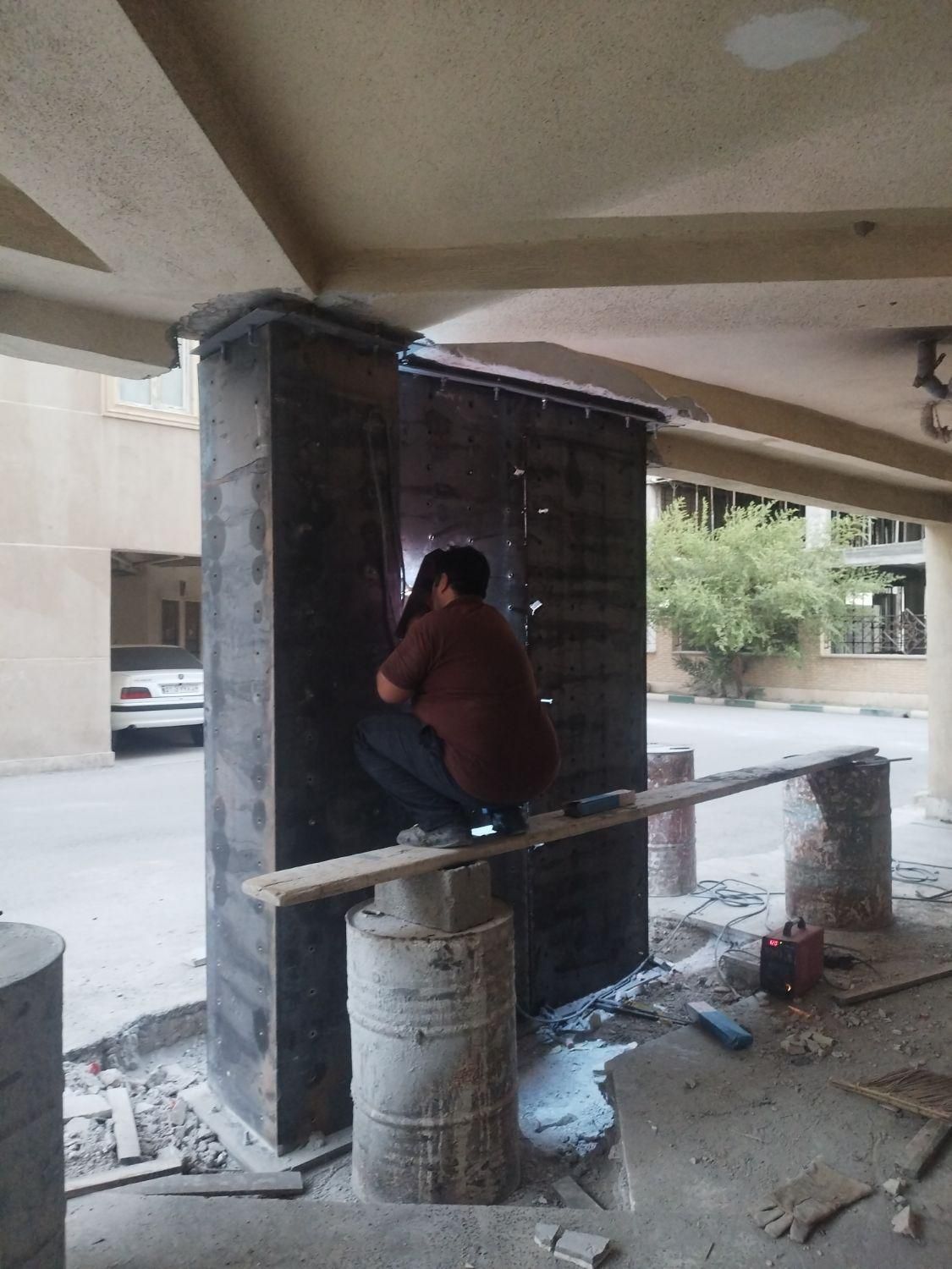 مقاوم سازی ،کاشت میلگرد ، اف آرپی ، ژاکت فولادی|خدمات پیشه و مهارت|بندرعباس, |دیوار