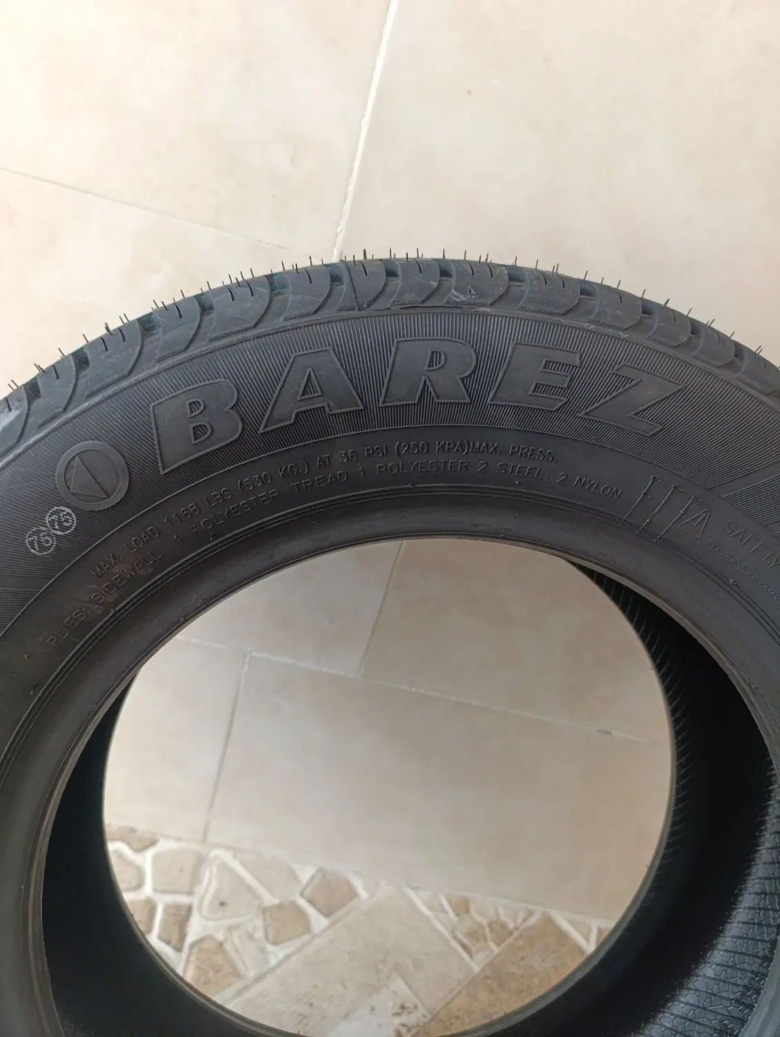 لاستیک بارز،کویرسایز186/65R14برای پژو،ساینا،کوییک|قطعات یدکی و لوازم جانبی|بندر کنگان, |دیوار