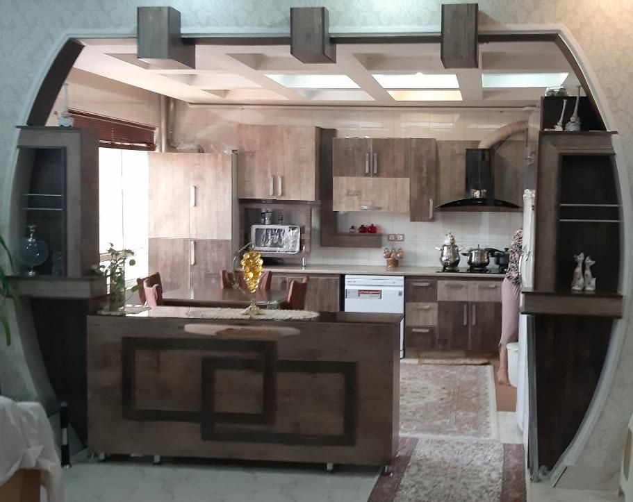 ۱۰ متر کابینت تمام ام دی اف به شرط|آب‌چکان و نظم‌دهنده ظروف|تربت‌حیدریه, مظفریه|دیوار