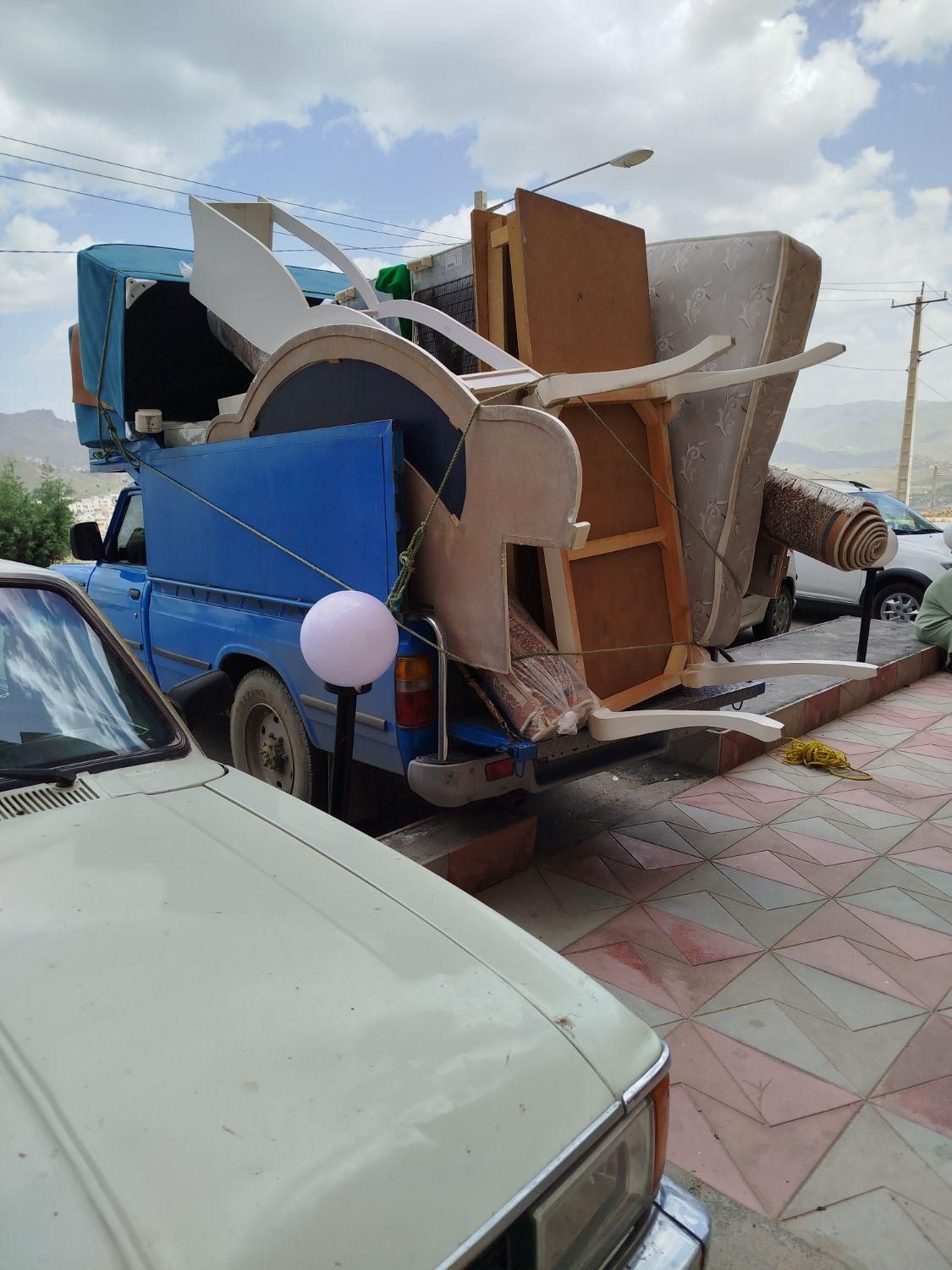 وانت تلفنی راهین نیسان بار کارگر خالی اثاث کشی|خدمات حمل و نقل|سنندج, |دیوار