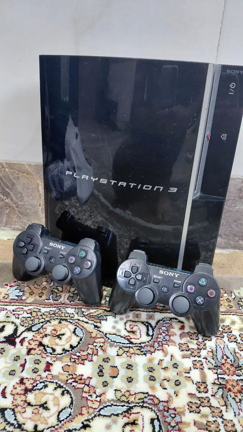 پلی استیشن۳ سونی۳ ps3 فت کپی خور دو دسته ۱۶۰|کنسول، بازی ویدئویی و آنلاین|قم, شاه سید علی|دیوار