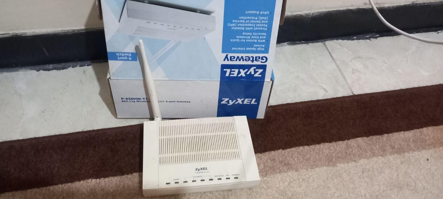 مودم zyxel.650 hv t1 v3|مودم و تجهیزات شبکه|تهران, مشیریه|دیوار