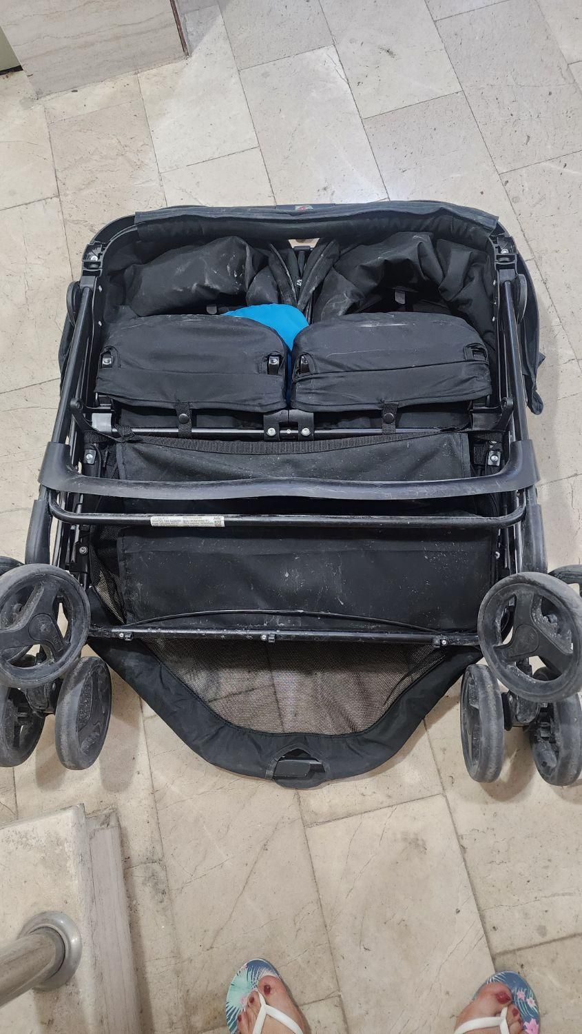 گالسکه دوقلو کاملا سالم و نو مارک جویی|کالسکه و لوازم جانبی|شیراز, شهرک گلدشت حافظ|دیوار