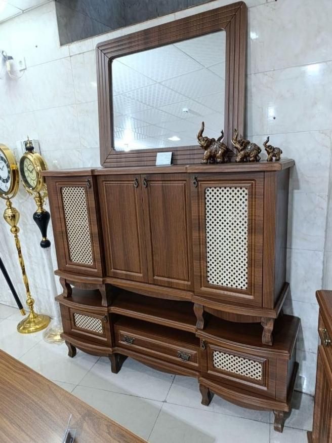 آینه کنسول مدل الماس|بوفه، ویترین، کنسول|تبریز, |دیوار