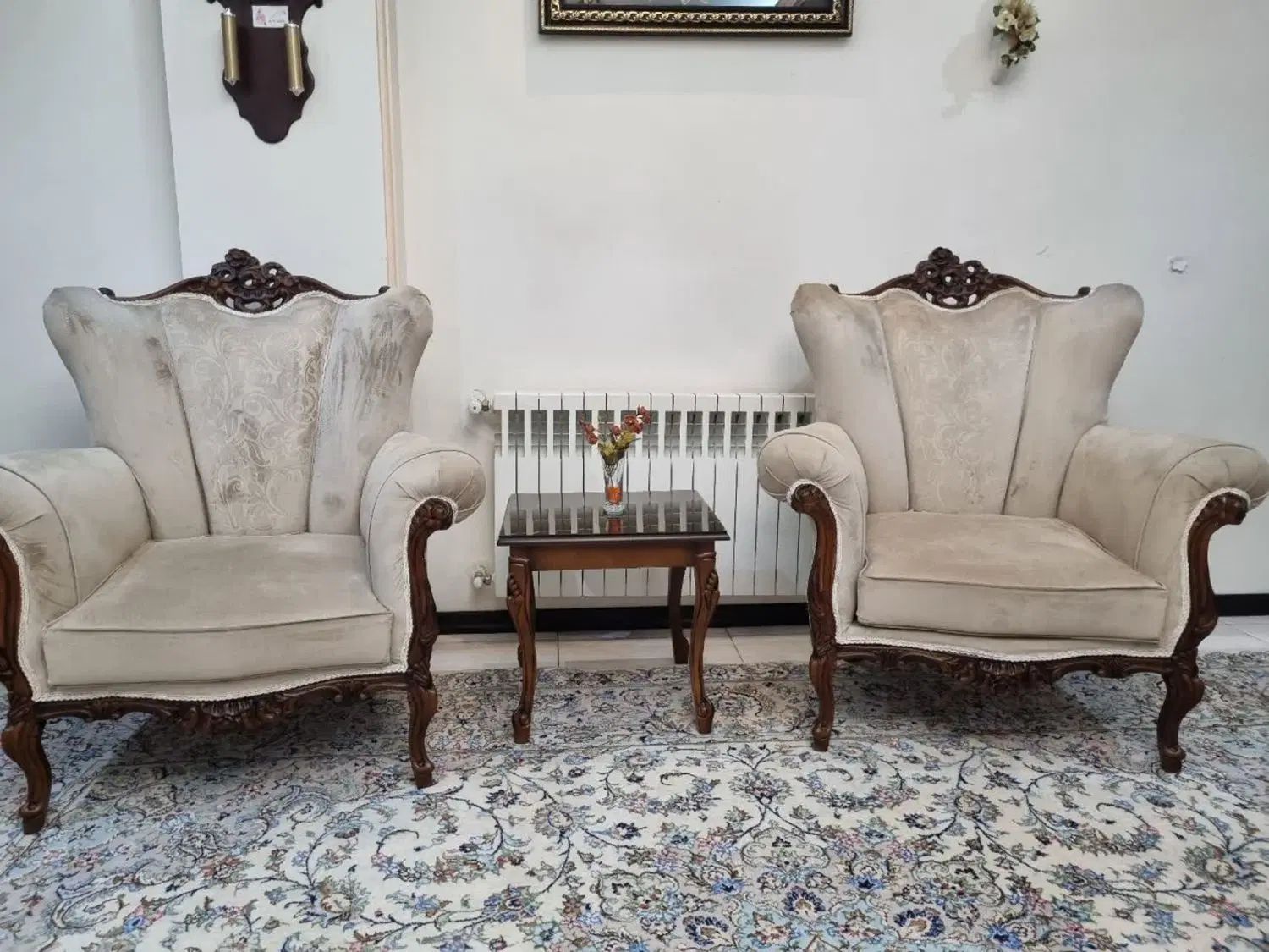 مبل سلطنتی و میز نهارخوری ست|مبلمان خانگی و میز عسلی|تهران, تهرانسر مرکزی|دیوار