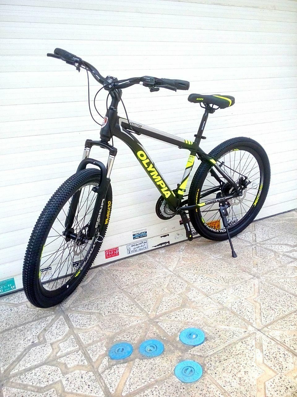 دوچرخه مشکی زرد قناری نو اکبند|دوچرخه، اسکیت، اسکوتر|مشهد, جاهد شهر|دیوار