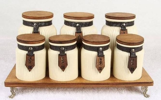 پاسماوری هفت پارچه درب چوبی|ظروف نگهدارنده، پلاستیکی، یکبارمصرف|کرمانشاه, |دیوار