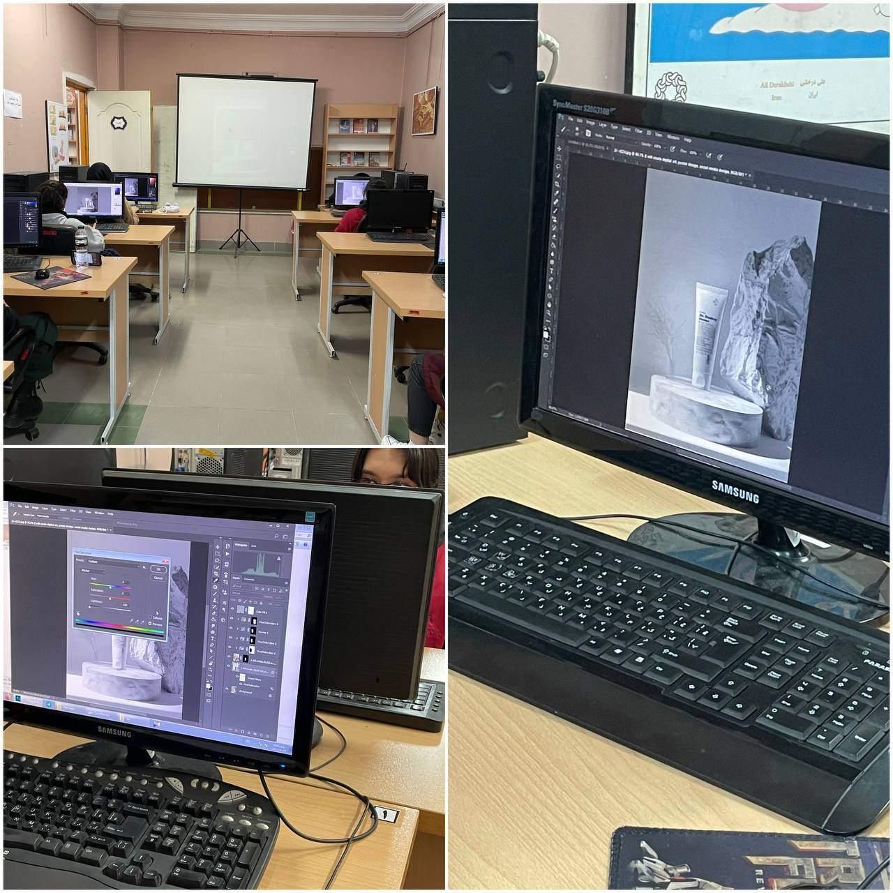 دوره فتوشاپ ایلاستریتور انیمیشن سازی نقاشی دیجیتال|خدمات آموزشی|رشت, معلم|دیوار