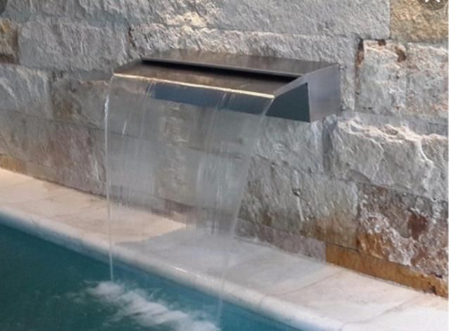 نازل فواره استیل آبنما پرده آب بارانی دیواری کرتین|مصالح و تجهیزات ساختمان|یزد, |دیوار