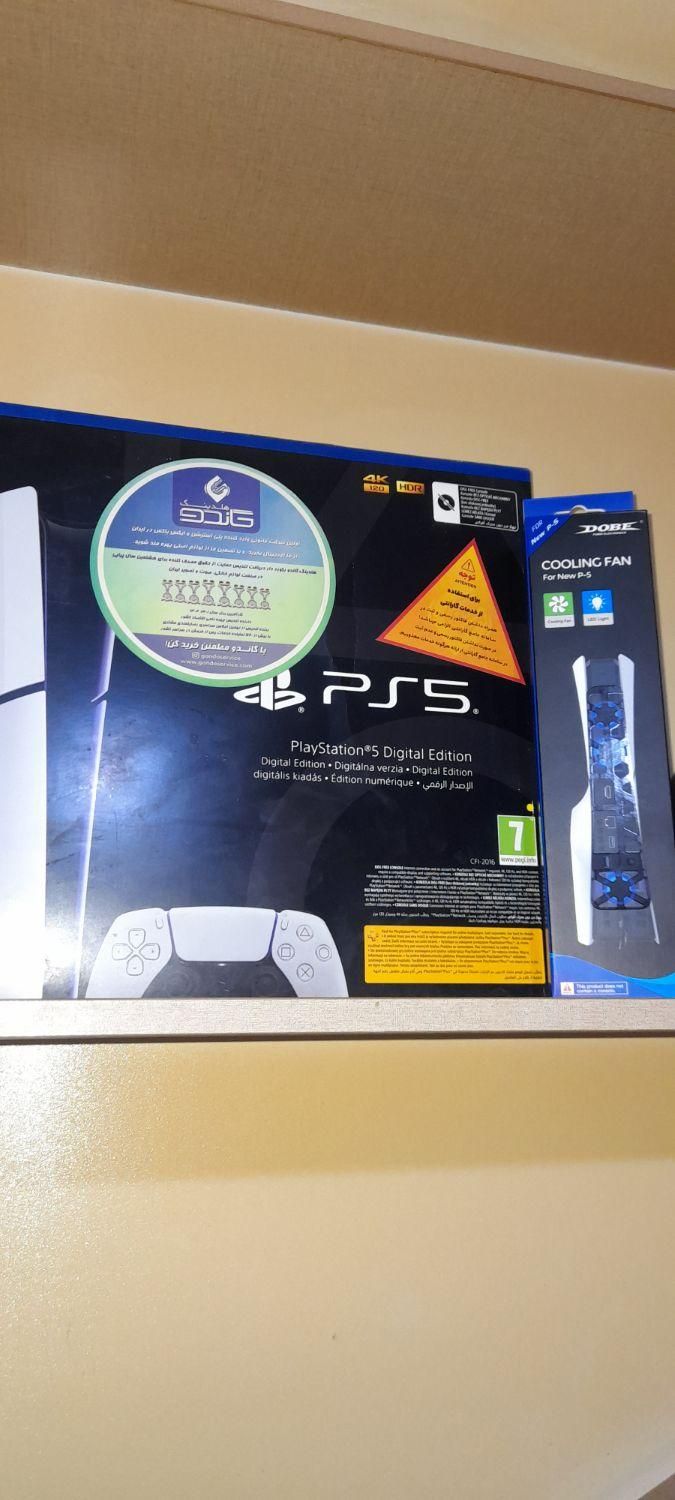 ۶ ماه گارانتی ps5 slim digital|کنسول، بازی ویدئویی و آنلاین|رشت, معلم|دیوار