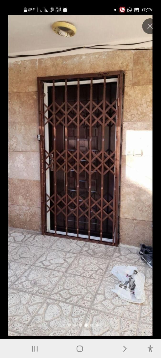 حفاظ درب آکاردئونی با قفل مخفی|مصالح و تجهیزات ساختمان|پاکدشت, پاکدشت (مامازند)|دیوار