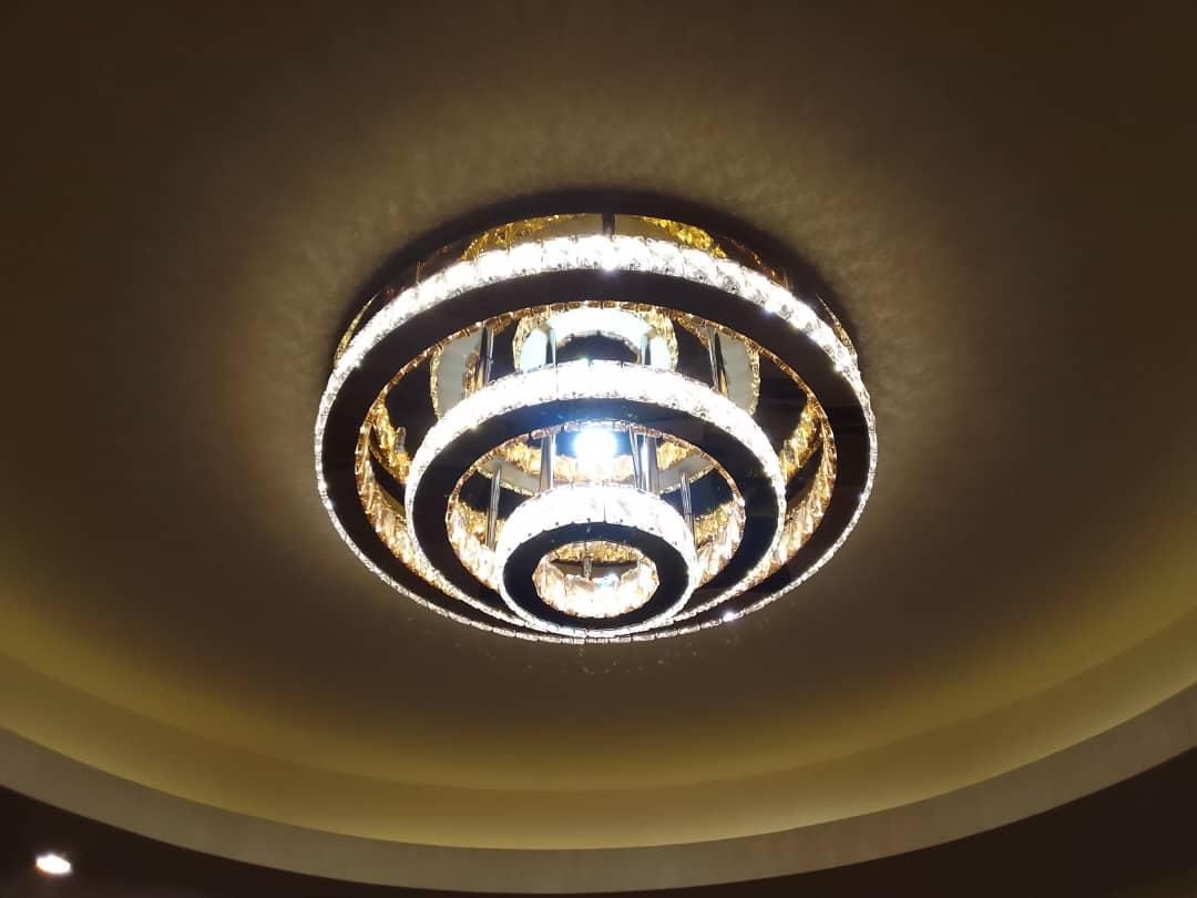 لوستر طرح کهکشانی|لوستر و چراغ آویز|رشت, یخسازی|دیوار