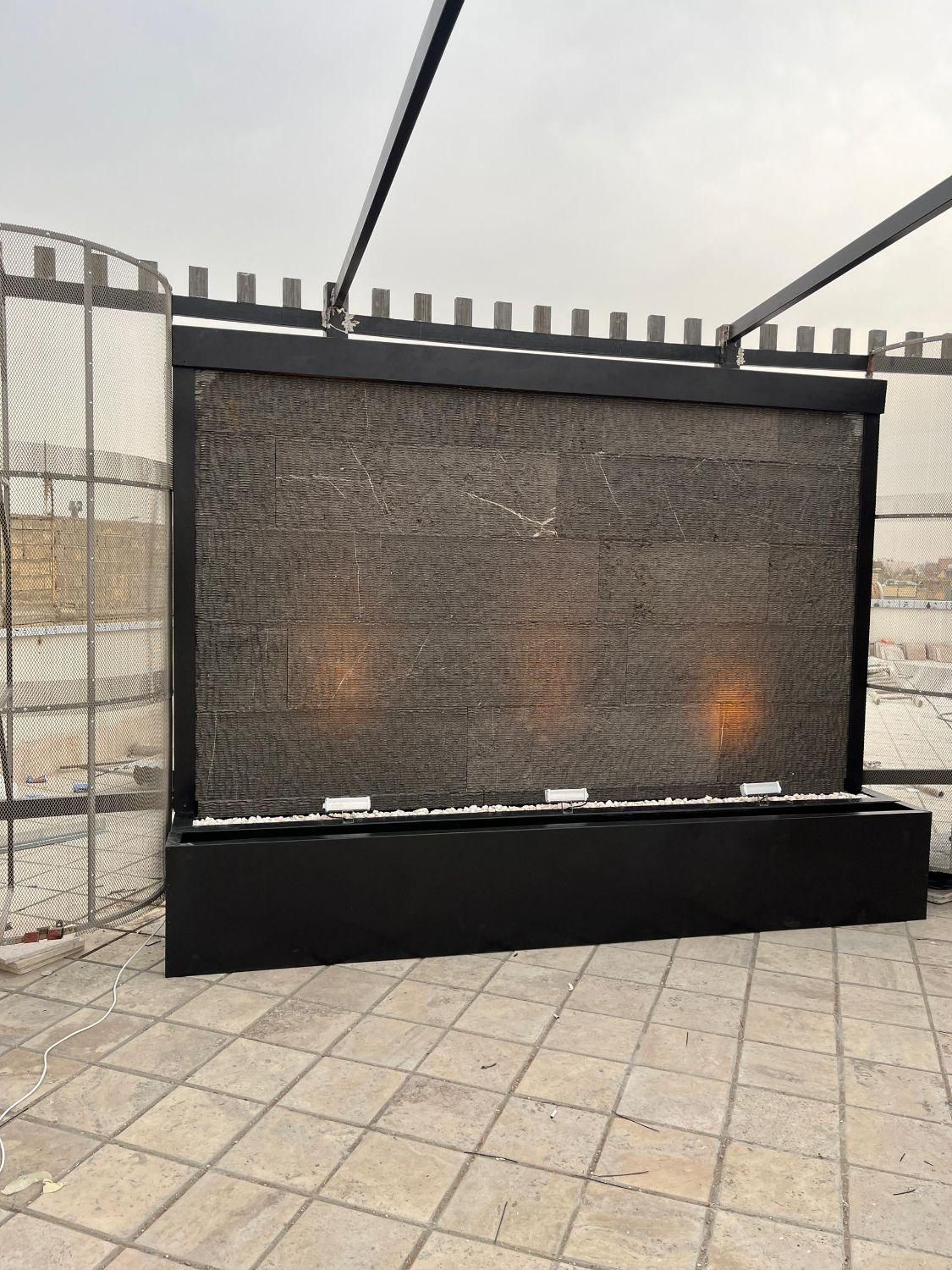 آبنما دیوار خیس سنگی|مصالح و تجهیزات ساختمان|اصفهان, آهنگران|دیوار