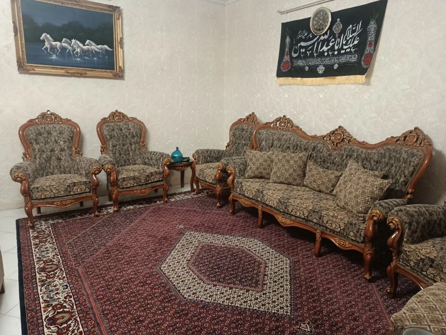 سلام کاملا سالم بدون هیچ مشکل و ایرادی|مبلمان خانگی و میز عسلی|مشهد, امام خمینی|دیوار