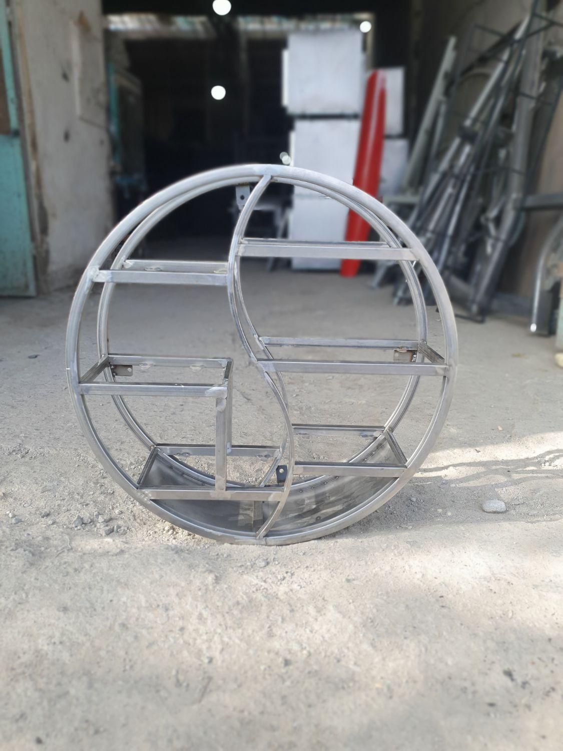 شلف دیواری فلزی . مثبت فلز|کتابخانه، شلف، قفسههای دیواری|مشهد, خواجه ربیع|دیوار