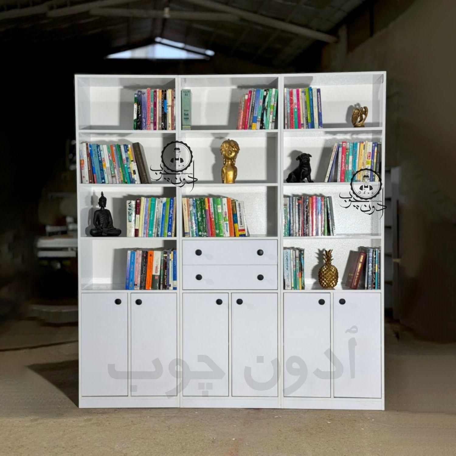 کتابخانه و کمد کتاب مدل یگانه|کتابخانه، شلف، قفسه‌های دیواری|تبریز, |دیوار