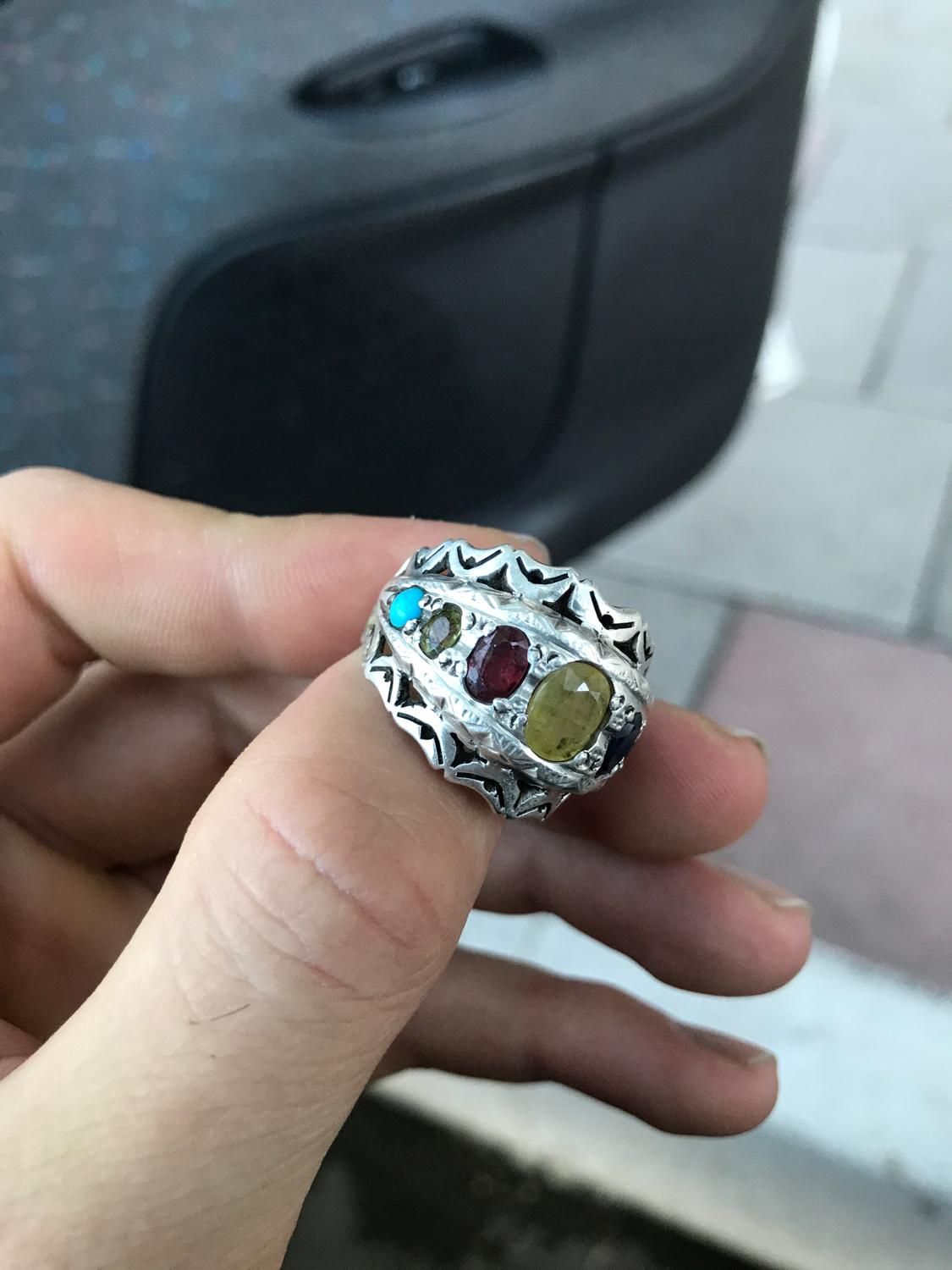 انگشتر هفت نگین|جواهرات|ارومیه, |دیوار