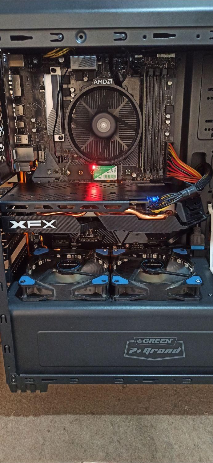 کیس کامپیوتر گیمینگ AMD  DDR4|رایانه رومیزی|قم, شهرک قدس|دیوار