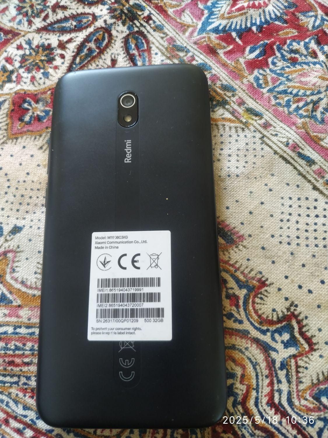 شیائومی Redmi 8A با حافظهٔ ۳۲ گیگابایت|موبایل|اصفهان, بهارستان|دیوار