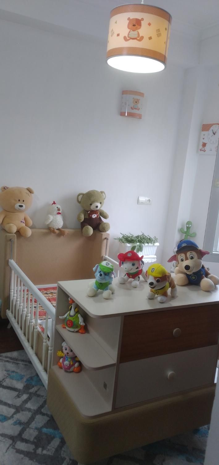 تخت کودک و نوجوانو بوفه|تخت و سرویس خواب|املش, |دیوار