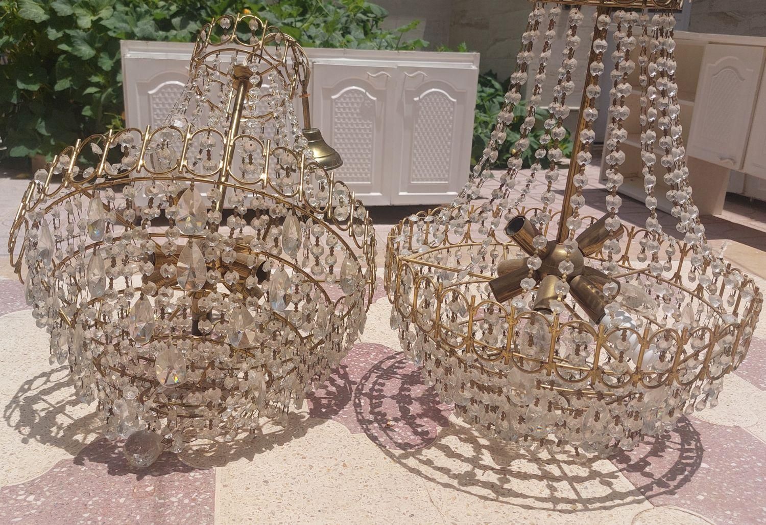 لوستر  برنز|لوستر و چراغ آویز|شیراز, پودنک|دیوار