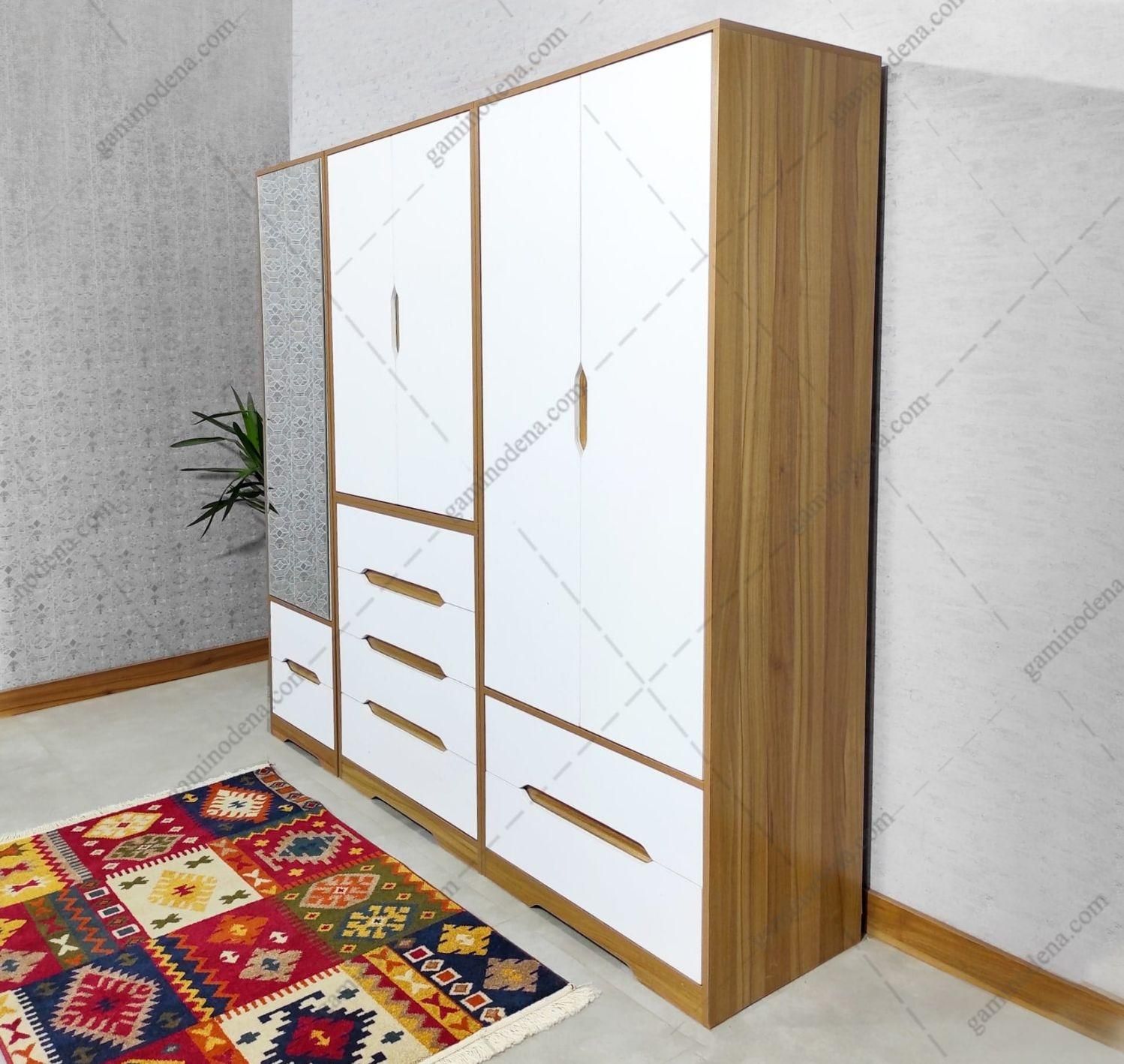 کمد ۳ تیکه جادار / سایز بزرگ / ۸ کشو / آینه دار|جاکفشی، کمد، دراور|مشهد, نوید|دیوار