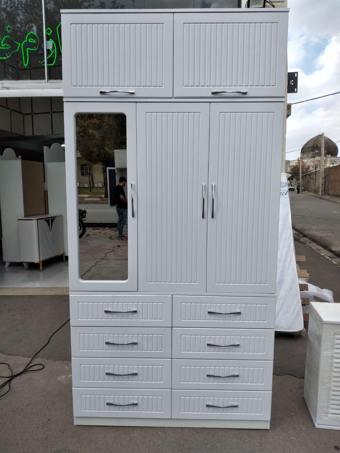 کمد 3تیکه  رنگبندی دلخواه|جاکفشی، کمد، دراور|قزوین, |دیوار