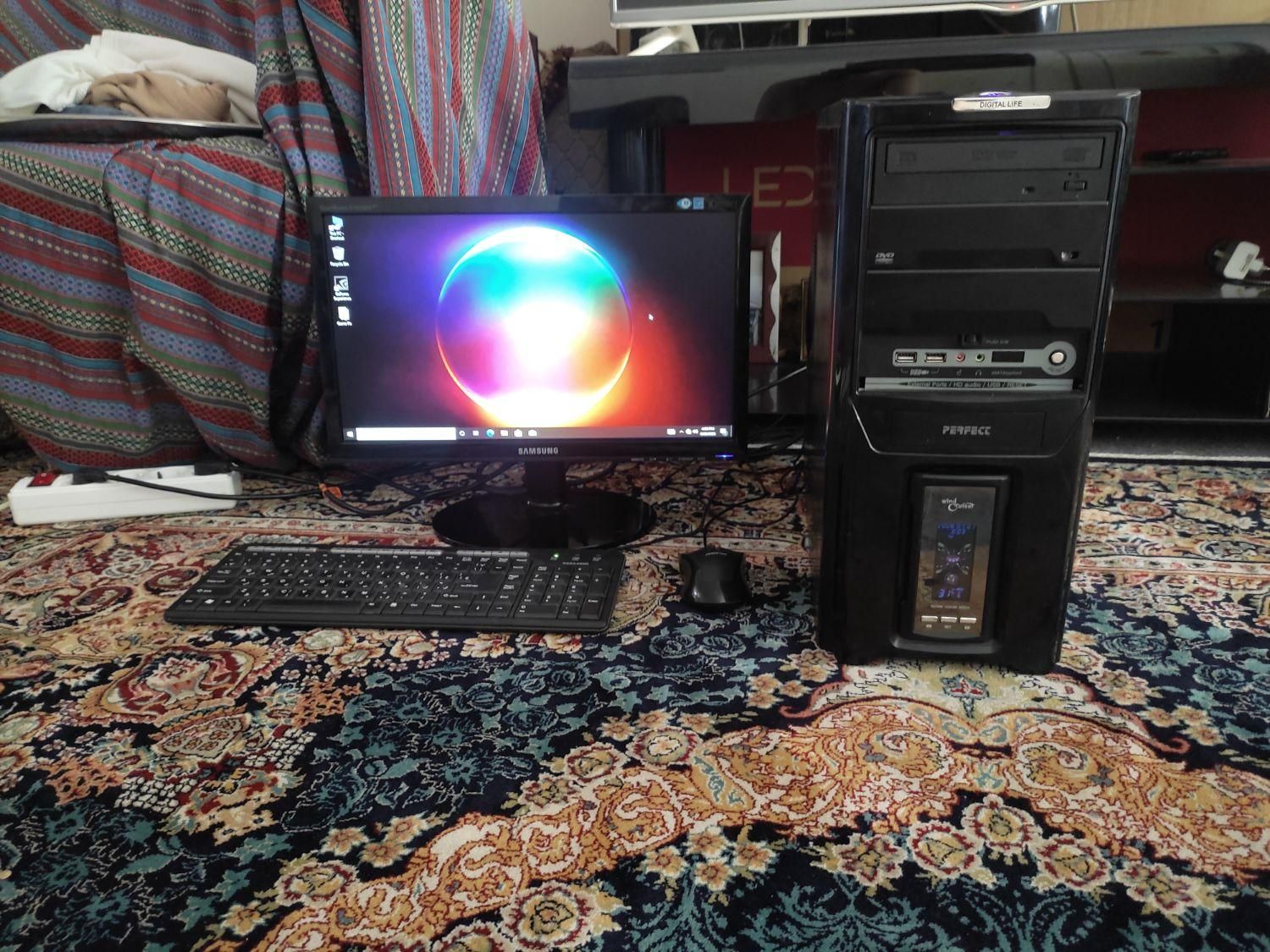 کامپیوتر گیمینگ CORE i5 رم 8 مانیتور LED 19|رایانه رومیزی|زنجان, |دیوار