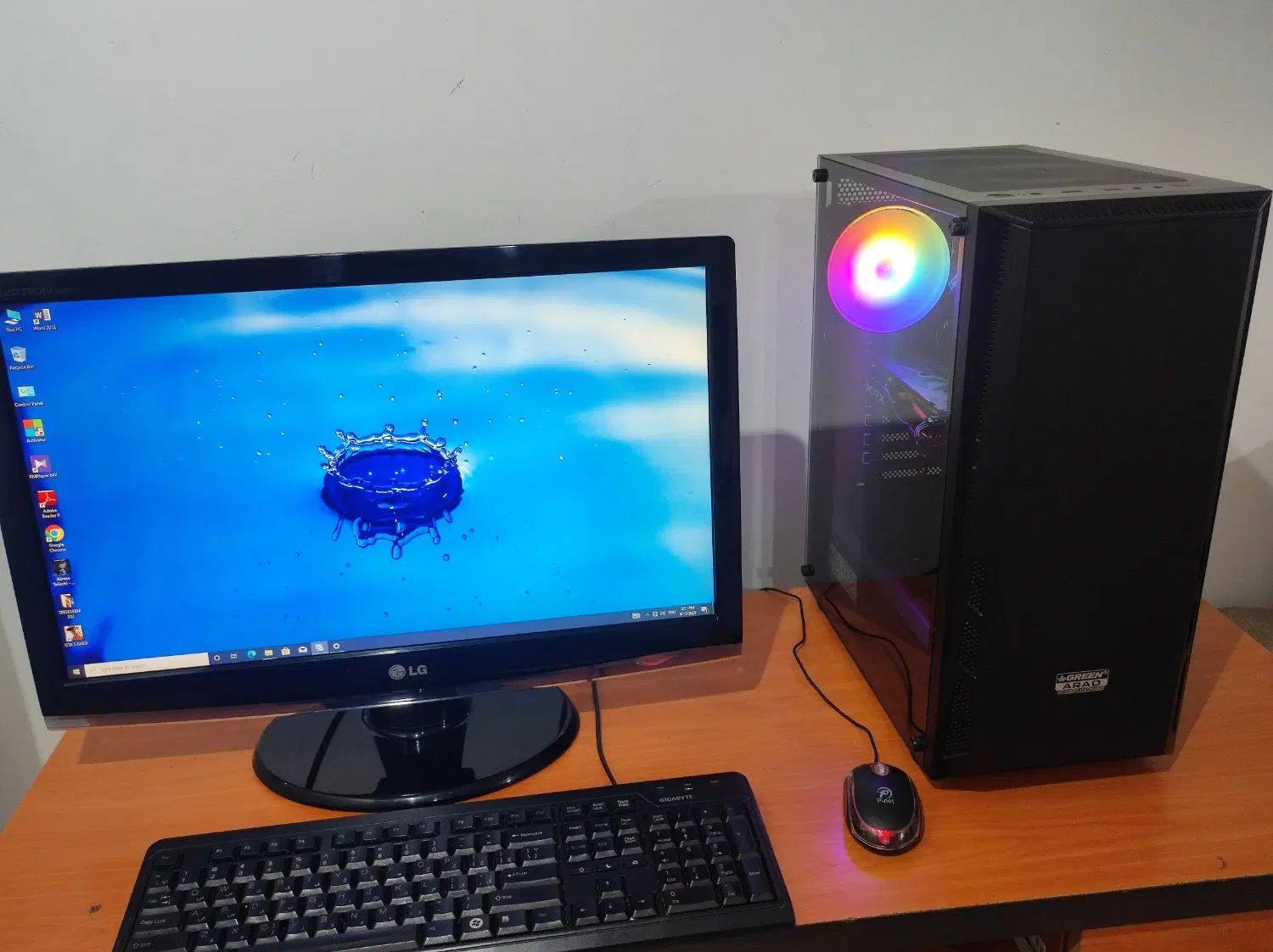 کامپیوتر گیمینگ  cor i5 ، رم ۱۶ ، rx 570 ، با ssd|رایانه رومیزی|کرج, چمن|دیوار