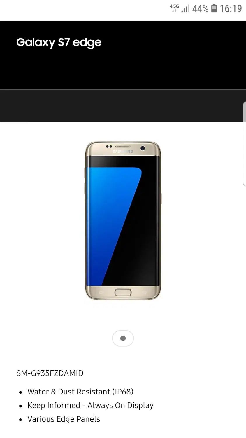 سامسونگ s7edge|موبایل|تهران, تجریش|دیوار