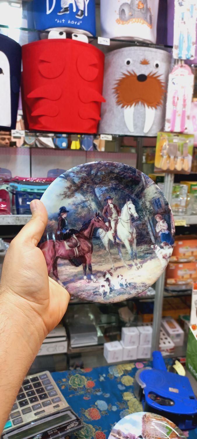 بشقاب دیوارکوب قطر ۱۶ سانت طرح ایتالیا(گالری شیوا)|تابلو، نقاشی، عکس|مشهد, کوه سنگی|دیوار