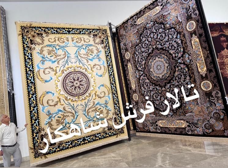 فرش نورا نقش لعیا رنگ قرمز ۱۲۰۰شانه|فرش|شیراز, شهرک سراج‎|دیوار