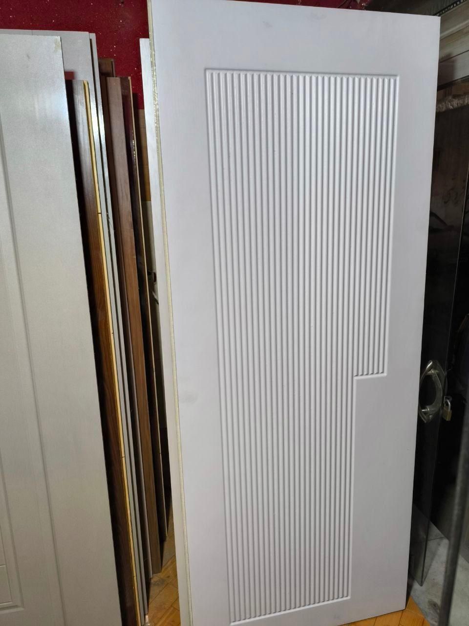 درب چوبی اتاقی سرویسی حمام ورودی ممبران PVC ضدآب|مصالح و تجهیزات ساختمان|کرج, خرمدشت|دیوار