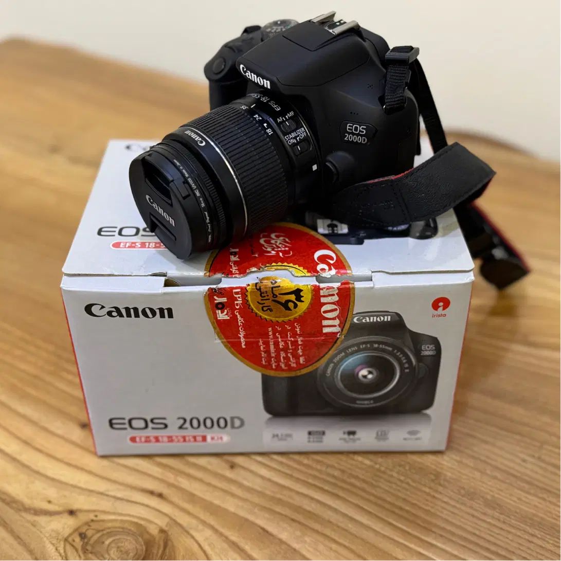 دوربین Canon 2000D به همراه لنز 50|دوربین عکاسی و فیلم‌برداری|تهران, جهاد|دیوار
