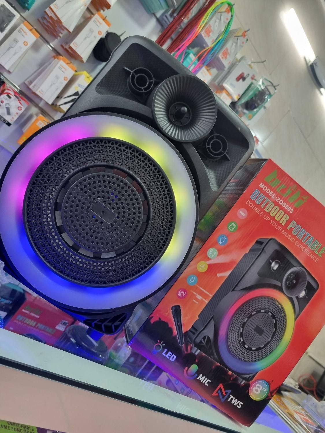 اسپیکر چمدانی پر قدرت ZQS 803|سیستم صوتی خانگی|اصفهان, برزان|دیوار