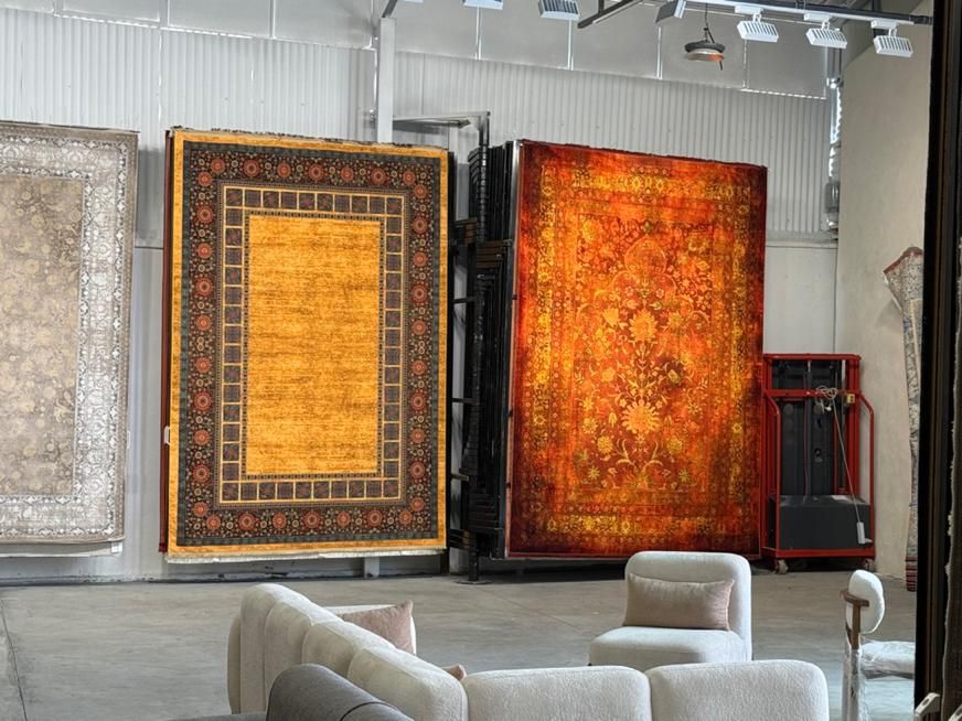 فرش لادن طرح رایحه ۱۲۰۰شانه مبلمان رکن اباد ۸نفره|فرش|شیراز, رکن‌آباد|دیوار