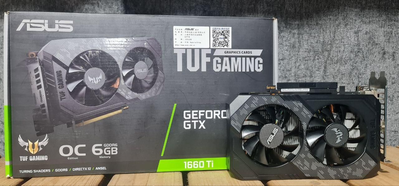 کارت گرافیک GTX 1660 TI ASUS TUF GAMING|قطعات و لوازم جانبی رایانه|تهران, والفجر|دیوار