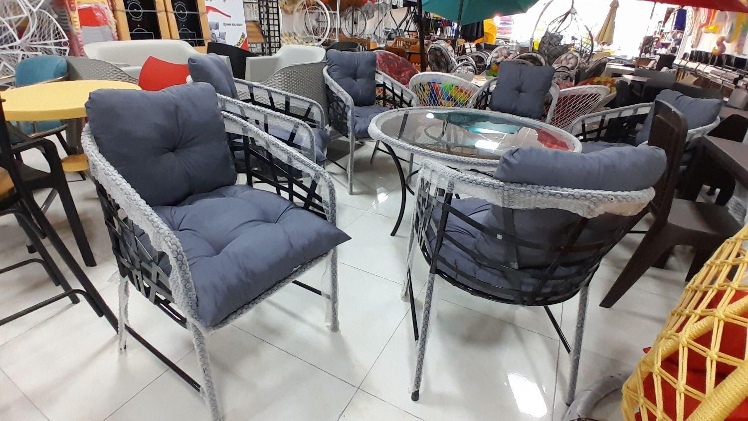 مبل باغ مبلمان باغی فلزی co2|مبلمان خانگی و میز عسلی|چهارباغ, |دیوار