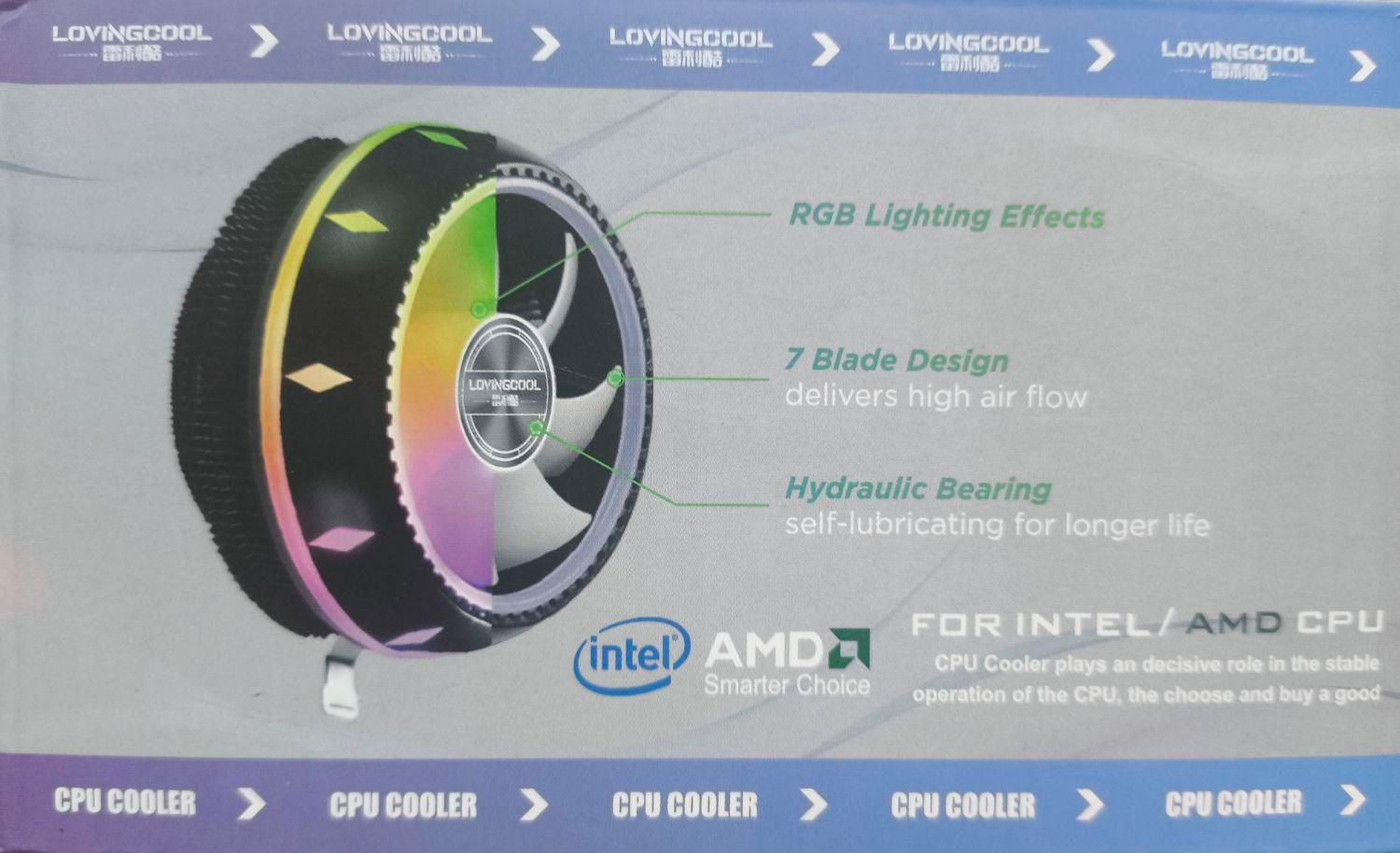 فن خنک کننده پردازنده (RGB)|قطعات و لوازم جانبی رایانه|برازجان, |دیوار