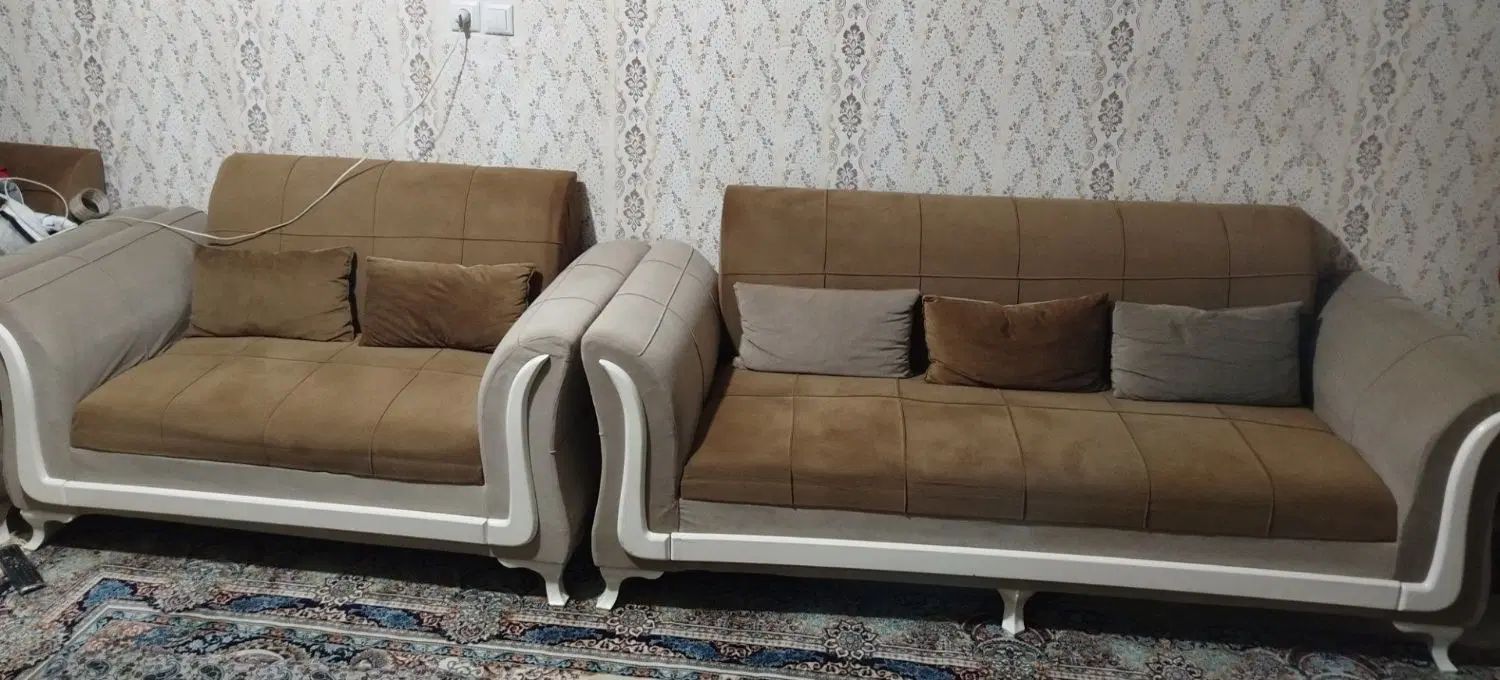 مبل هفت نفره راحتی|مبلمان خانگی و میز عسلی|مشهد, یوسفیه (شهرک غرب)|دیوار