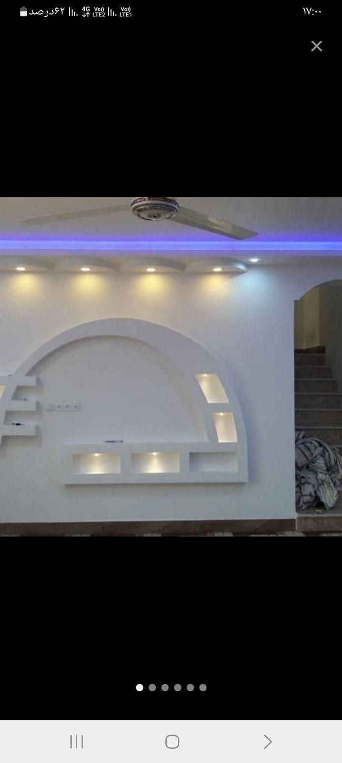 گچکاری و لکه گیری نصب دیوار گچی تخریب ،شومینه و...|خدمات پیشه و مهارت|مشهد, آزادشهر|دیوار