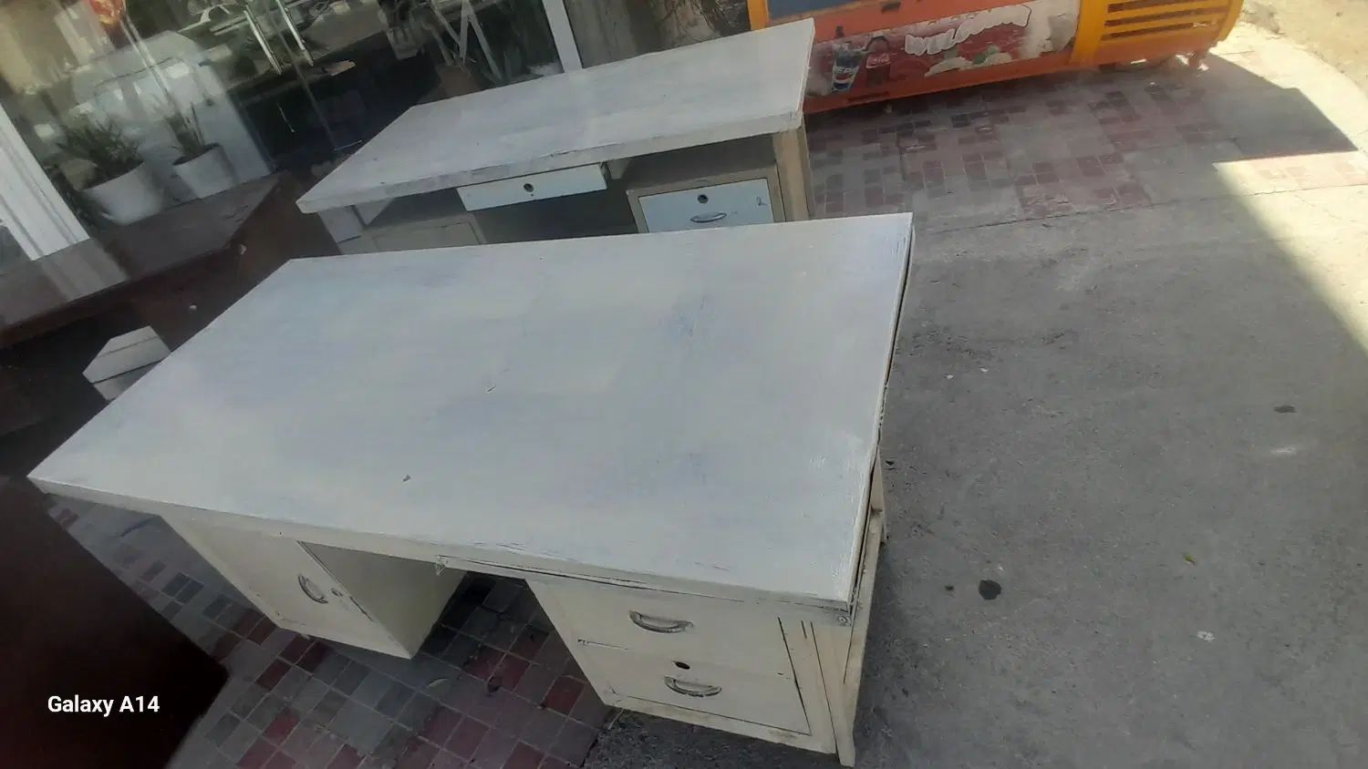 میز مدیریت  دوتا  فلزی  دوتا  چوب  گردو دونه  3400|دفتر کار|ایذه, |دیوار