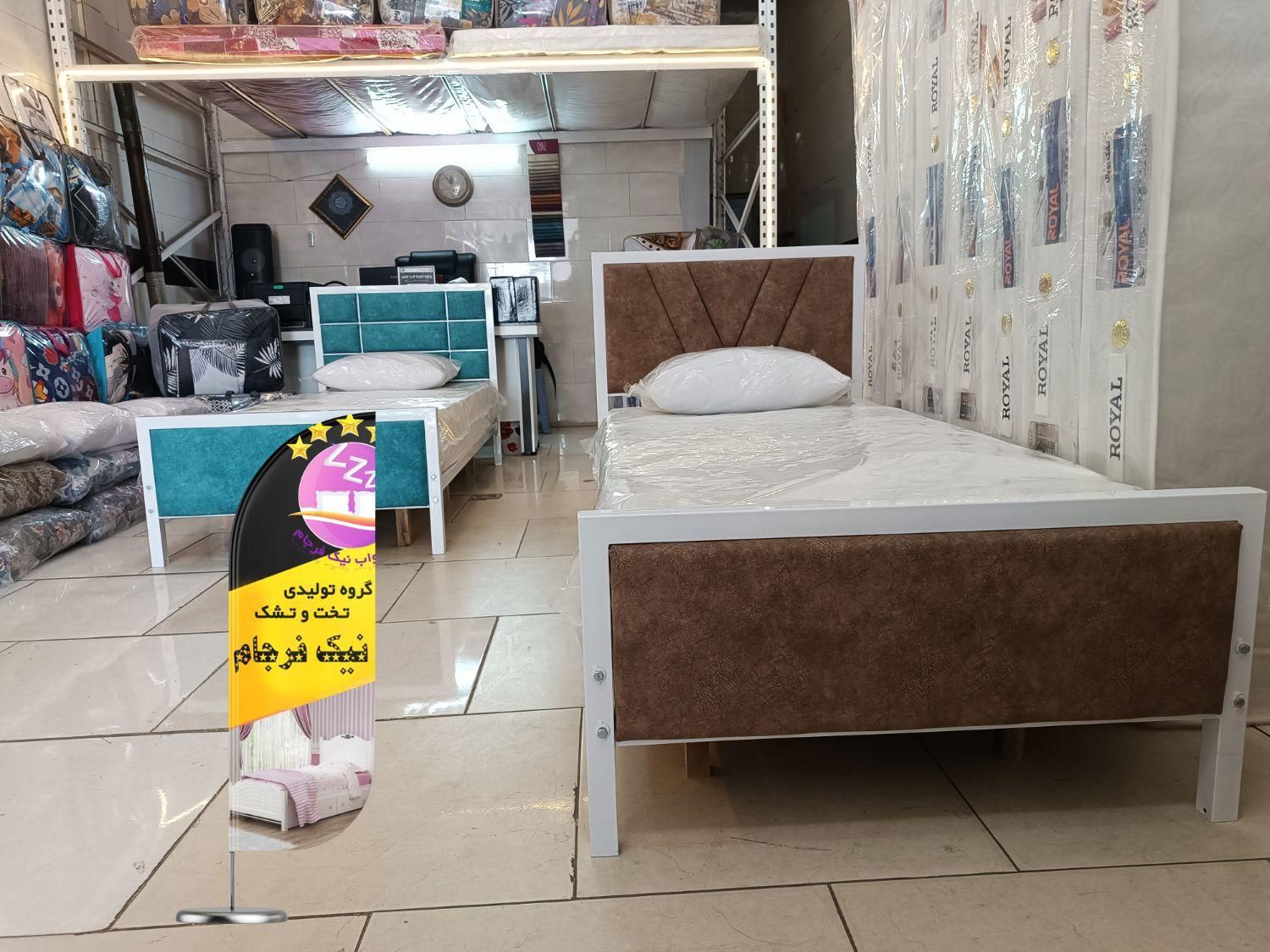 تختخواب یک نفره/تختخواب یکنفره سون(نیک فرجام صنعت)|تخت و سرویس خواب|مشهد, سپاد|دیوار