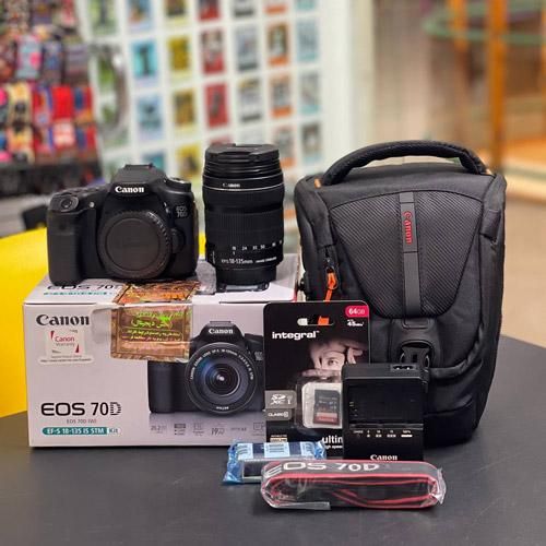 دوربین عکاسی/فیلمبرداری کانن (Canon) 70D در حدنو|دوربین عکاسی و فیلم‌برداری|نجف‌آباد, امیرآباد|دیوار