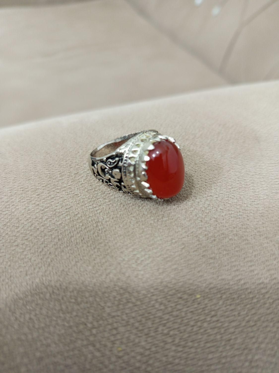 انگشتر عقیق مردانه|جواهرات|بیرجند, |دیوار