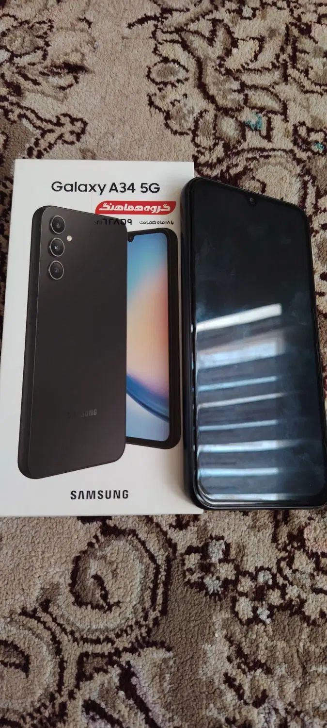 سامسونگ galaxy a34 5g با حافظهٔ ۲۵۶ گیگابایت|موبایل|تهران, ائمه اطهار|دیوار
