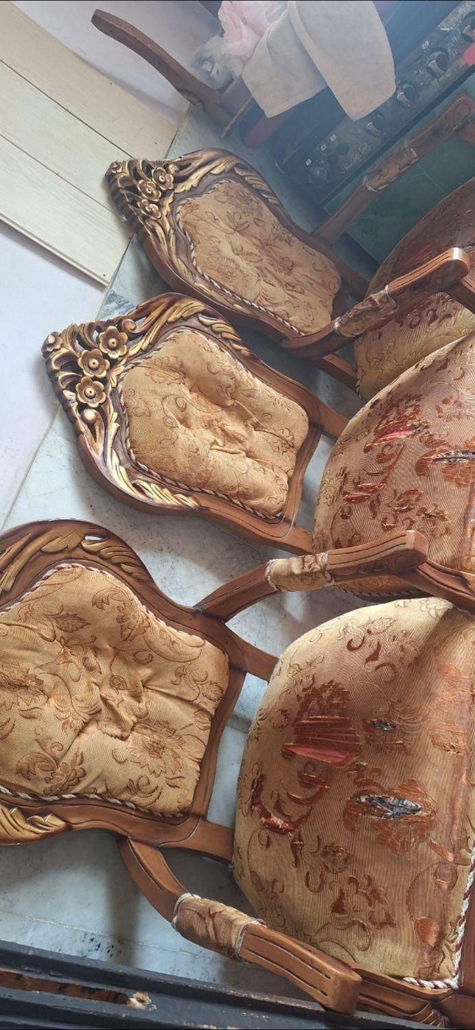 مبل سلطنتی ۹ نفره|مبلمان خانگی و میز عسلی|زاهدان, |دیوار