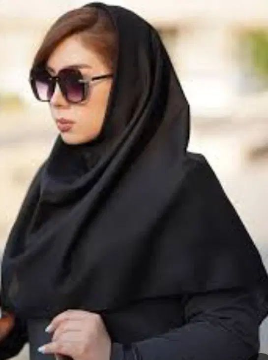 مقنعه نخی ساده بروجرد مشکی وسرمه ای ۱۸۹ت|لباس|رفسنجان, |دیوار